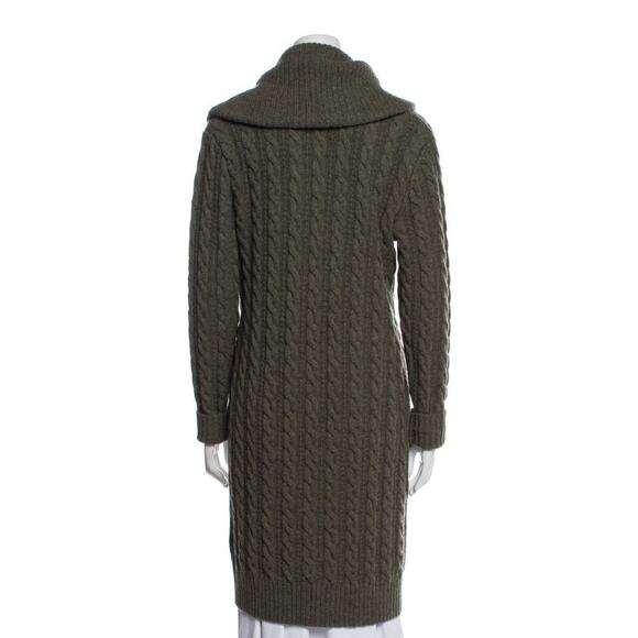 Double RL Ralph Lauren CableKnit Wool Cashmere Sweater Coat 3 M RRL Cardigan NWT - Picture 7 of 8